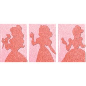 Disney Hercegnők Csillámos mini Notesz szett