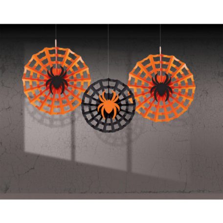 Pókháló Függő dekoráció 3 db-os szett