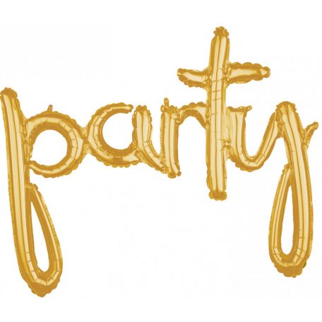 Party Fólia lufi Gold 99*78 cm