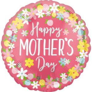 Happy mother’s day, Boldog anyák napját fólia lufi 43 cm