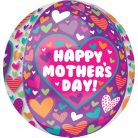 Happy mother’s day, Boldog anyák napját Gömb Fólia lufi 40 cm