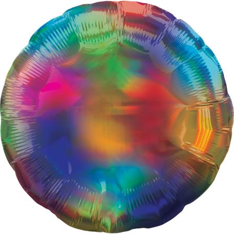 Hologrammos Rainbow Fólia lufi 43 cm
