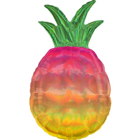 Hologrammos Pineapple, Ananász Fólia lufi 78 cm
