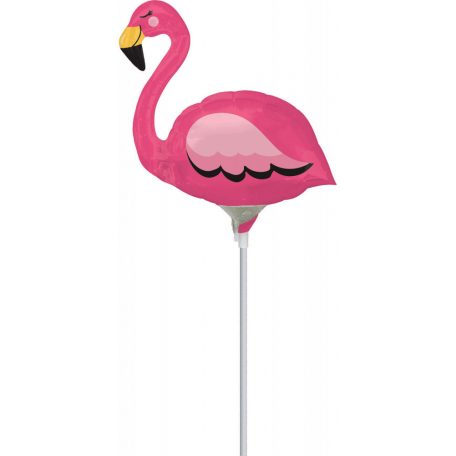 Flamingó mini fólia lufi