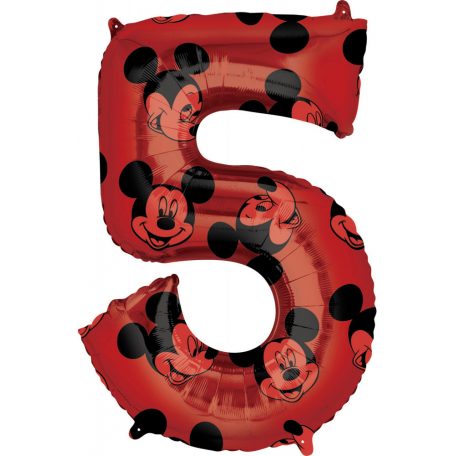 Disney Mickey Fólia lufi 5-ös 66 cm