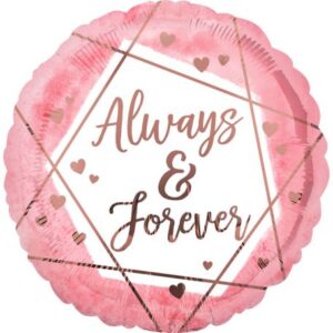 Always & Forever fólia lufi 43 cm