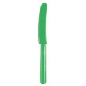 Evőeszköz, kés – 10 darabos Festive Green