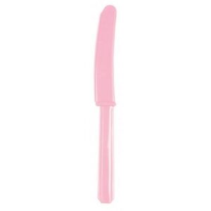 Evőeszköz, kés – 10 darabos Pretty Pink