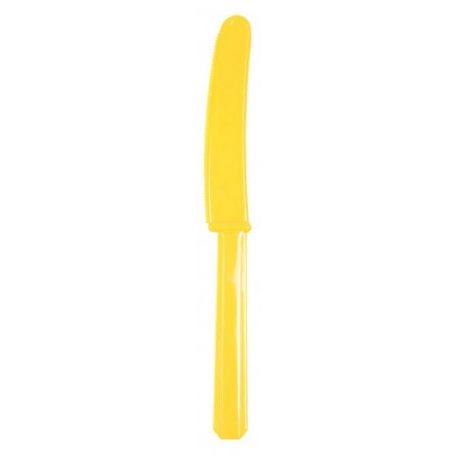 Evőeszköz, kés - 10 darabos Sunshine Yellow
