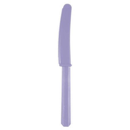 Evőeszköz, kés - 10 darabos New Purple