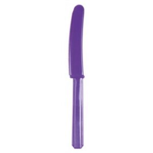 Evőeszköz, kés – 10 darabos Purple