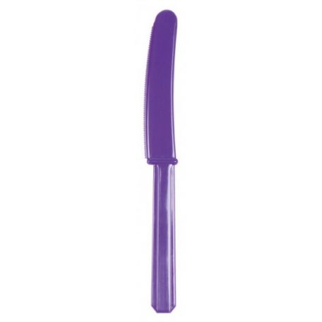 Evőeszköz, kés - 10 darabos Purple