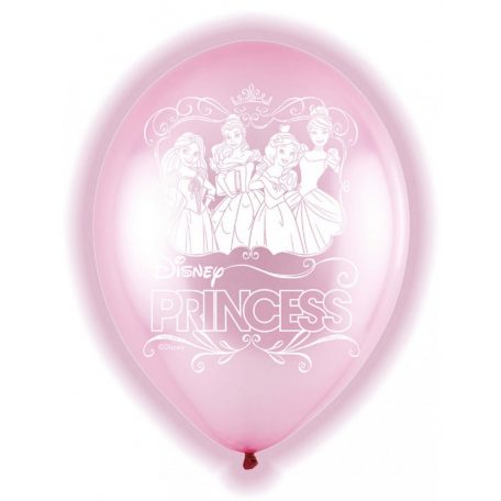 Disney Hercegnők Világító LED léggömb, lufi 5 db-os 11 inch (28 cm)