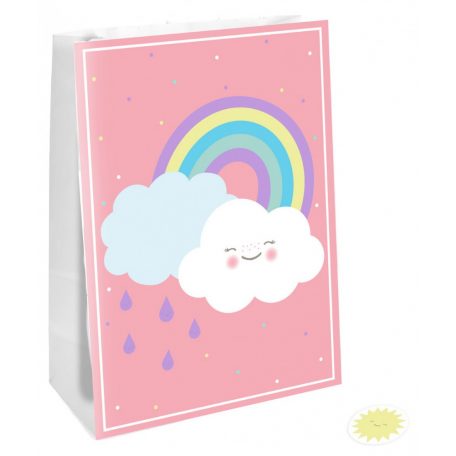 Rainbow and Cloud papírzacskó 4 db-os