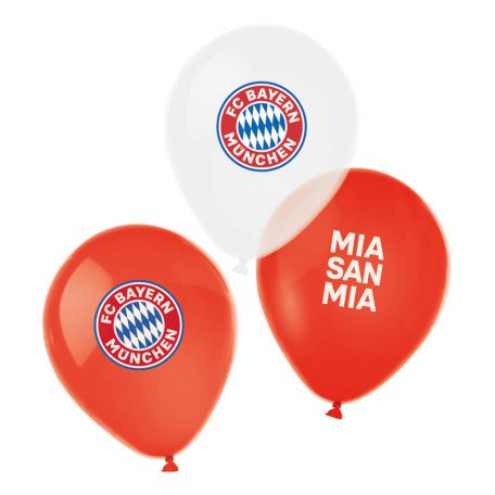 FC Bayern München léggömb, lufi 6 db-os 11 inch (27,5cm)