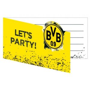 Borussia Dortmund party meghívó 8 db-os
