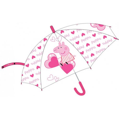 Peppa malac gyerek félautomata átlátszó esernyő Ø68 cm