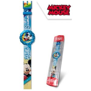 Disney Mickey analóg szövetszíjas karóra dobozban