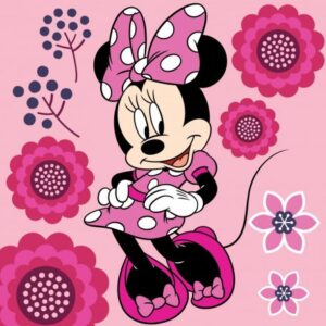 Disney Minnie Mágikus, Kéztörlő arctörlő, törölköző 30*30cm