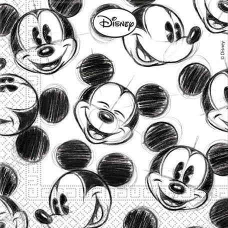 Disney Mickey Faces szalvéta 25 db-os