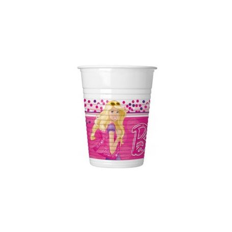 Barbie Magic pohár, műanyag 8 db-os 200 ml