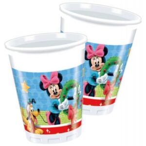 Disney Mickey Christmas Time Műanyag pohár 8 db-os 200 ml