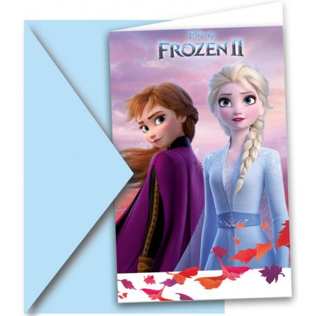 Disney Frozen II, Jégvarázs Party Meghívó 6 db-os