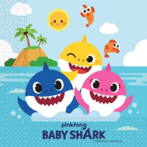 Baby Shark szalvéta 20 db-os