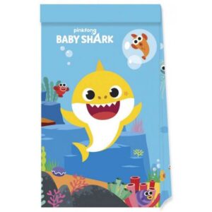 Baby Shark Papírzacskó 4 db-os