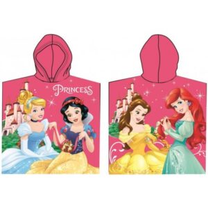 Disney Hercegnők strand törölköző poncsó 50*100cm