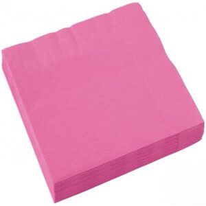Szalvéta 20 db-os, 33*33 cm Bright Pink – AKCIÓ