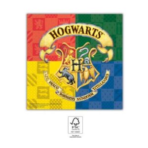 Harry Potter Hogwarts Houses szalvéta 20 db-os 33*33 cm FSC