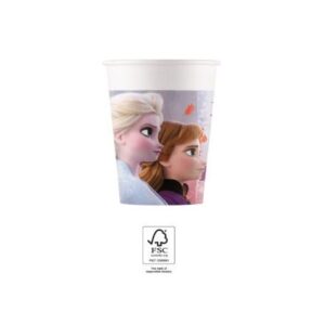 Disney Frozen II, Jégvarázs papír pohár 8 db-os 200 ml FSC