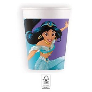 Disney Princess Day Dream, Hercegnők papír pohár 8 db-os 200 ml FSC