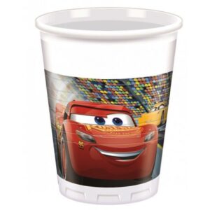 Disney Cars 3, Verdák műanyag pohár 8 db-os 200 ml