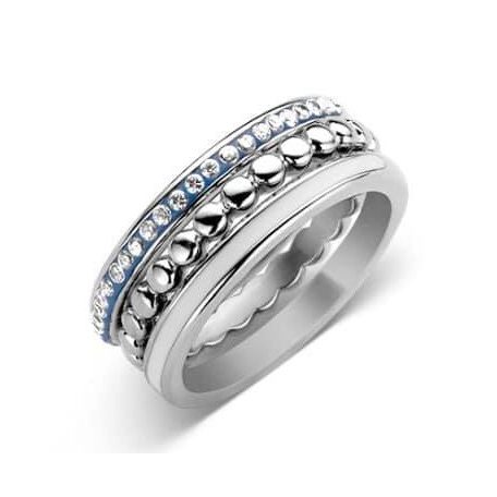 Ezüst színű 3-as gyűrű szett