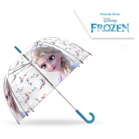 Disney Jégvarázs gyerek átlátszó félautomata esernyő Ø70 cm
