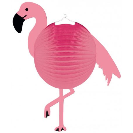 Flamingó Lampion 25 cm