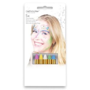 Pasztel arcfestő készlet 5 db-os