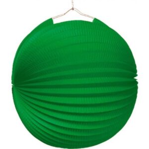 Green, Zöld lampion 25 cm