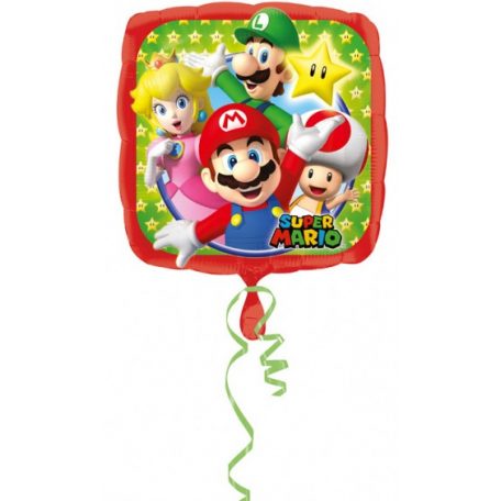 Super Mario fólia lufi 43 cm