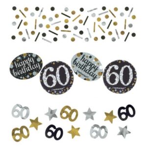 Happy Birthday Gold 60 konfetti