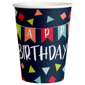 Happy Birthday Celebrate papír pohár 8 db-os 250 ml