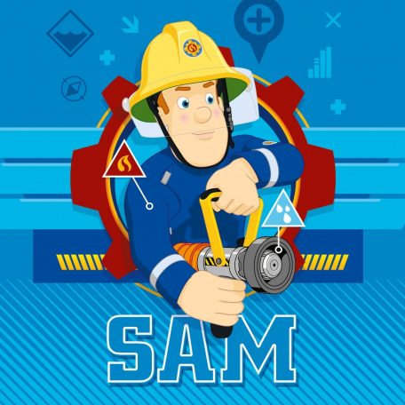 Sam a tűzoltó Mágikus Kéztörlő arctörlő, törölköző 30*30cm