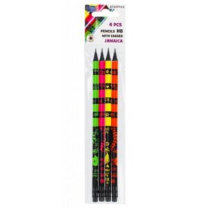 Jamaica HB Grafit ceruza radír véggel 4 db-os