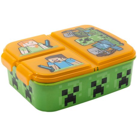 Minecraft több rekeszes uzsonnás doboz, szendvicsdoboz II. osztály