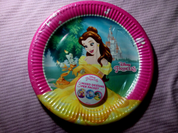 Disney hercegnők papír tányér szett