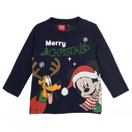 Disney Mickey karácsonyi baba póló, felső 12 hó