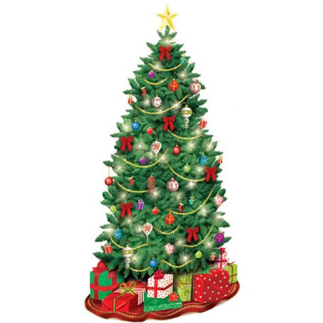 Karácsonyfa Fali dekoráció 165*85 cm