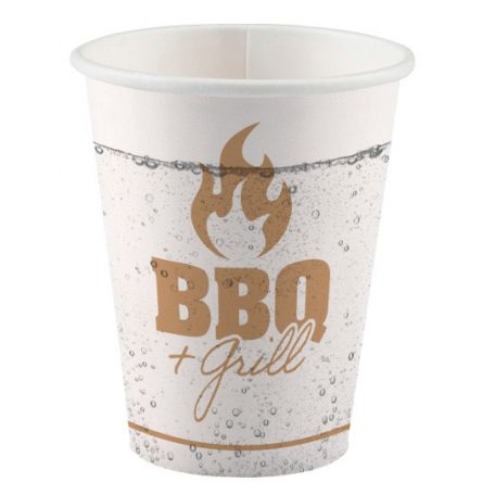 BBQ Grill Party papír pohár 8 db-os 500 ml